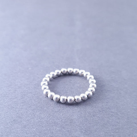 PT50157 Mini balls silver ring 3mm