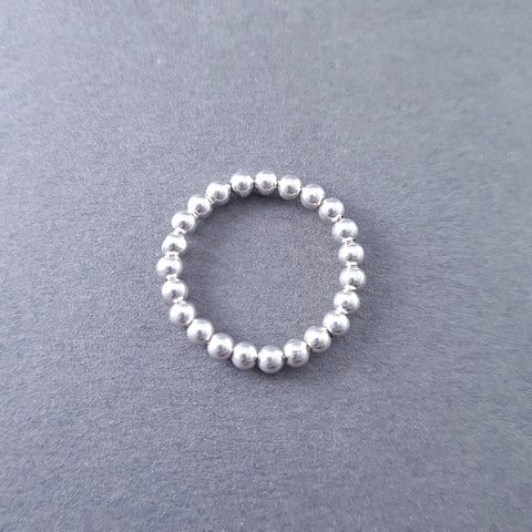 PT50157 Mini balls silver ring 3mm